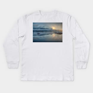 Morning Mist Kids Long Sleeve T-Shirt